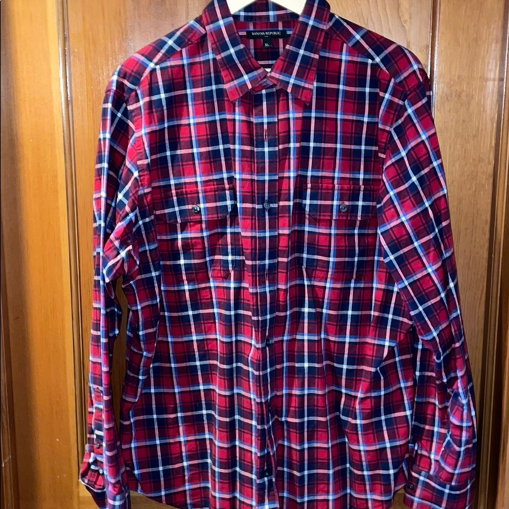 Flannel button down